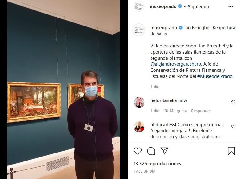 Museo del Prado redes sociales - Instagram