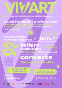 Cartel de Vivart, festival multidisciplinar artístico y cultural