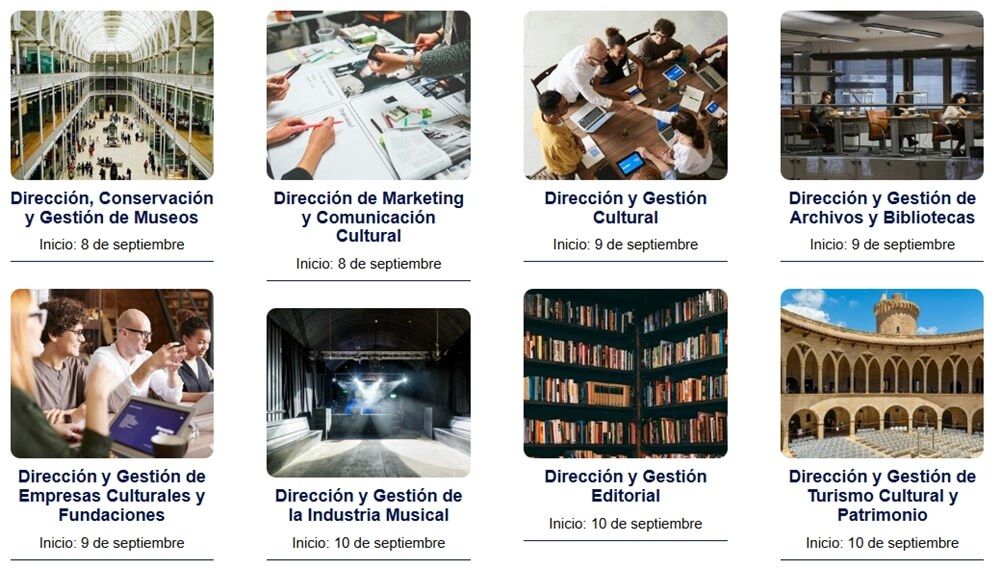 Programas formativos de Dirección en las Industrias Culturales y Creativas Programas formativos de Dirección en las Industrias Culturales y Creativas